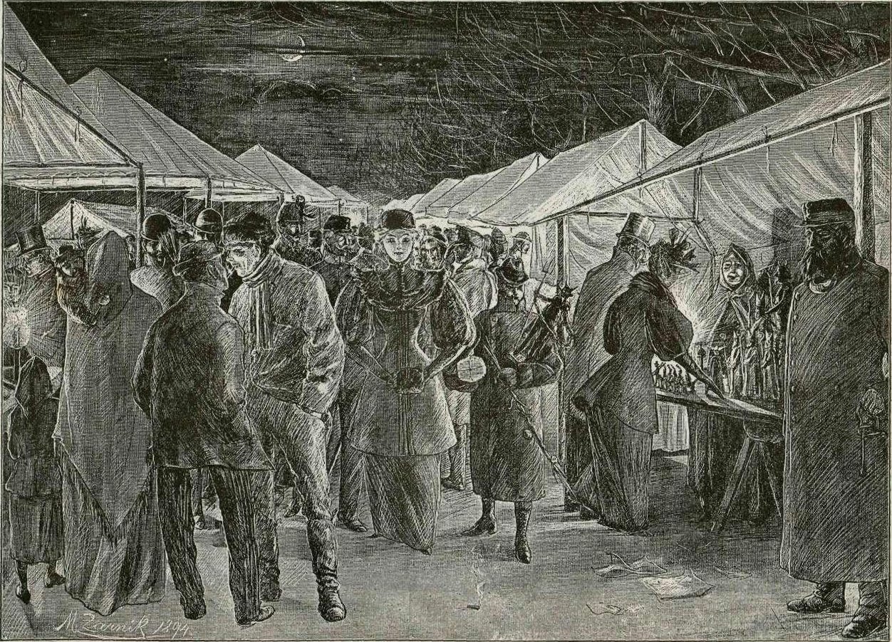 Miklavzev Abendmesse in Ljubljana von Miljutin Zarnik