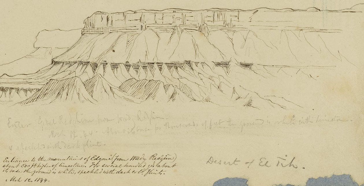 Wüste von El Tih von Miner Kilbourne Kellogg