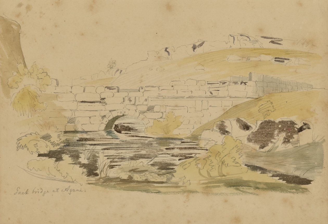 Griechische Brücke bei Azani von Miner Kilbourne Kellogg