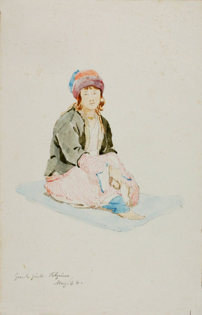Griechisches Mädchenpilger, 1844 von Miner Kilbourne Kellogg