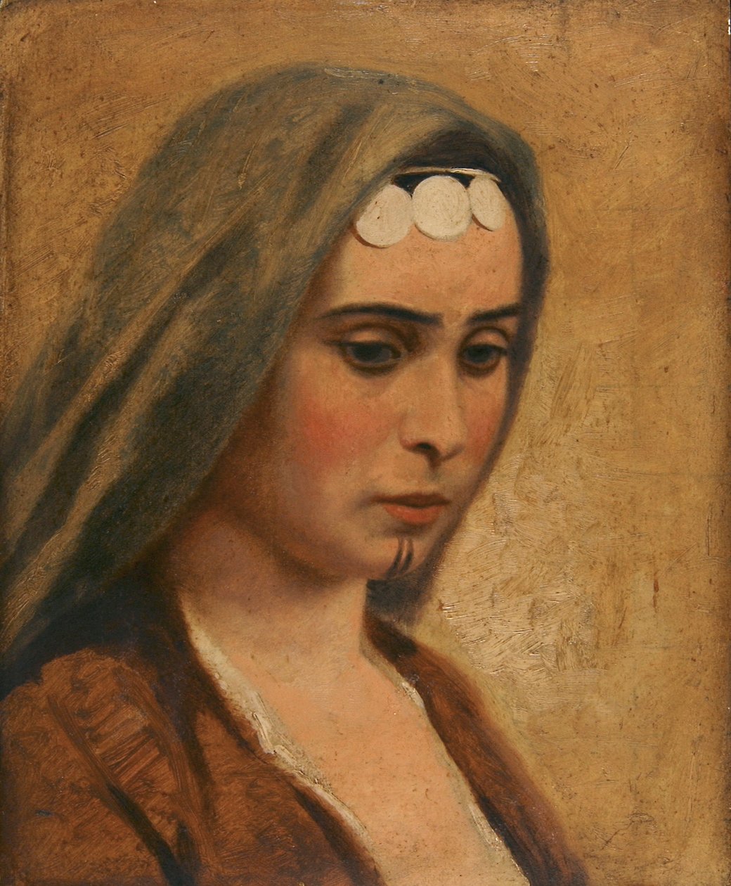 Kopf eines arabischen Mädchens, n.d. von Miner Kilbourne Kellogg