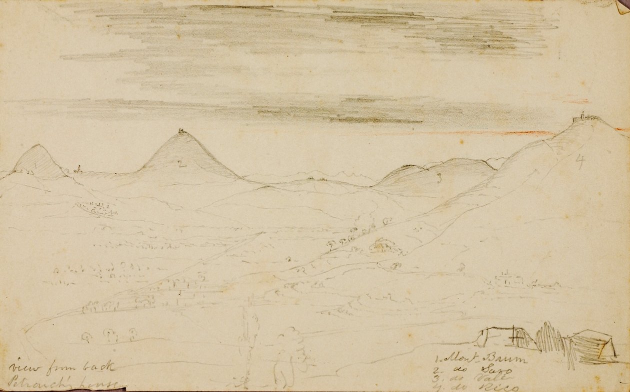Blick vom Hinterhaus von Petrarca von Miner Kilbourne Kellogg