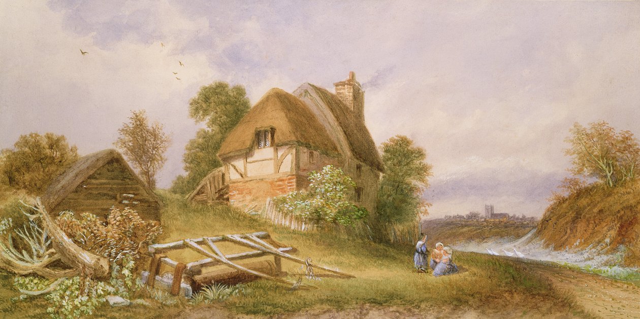 In der Nähe von Christchurch, Hampshire, 1874 von Miss Lorimer