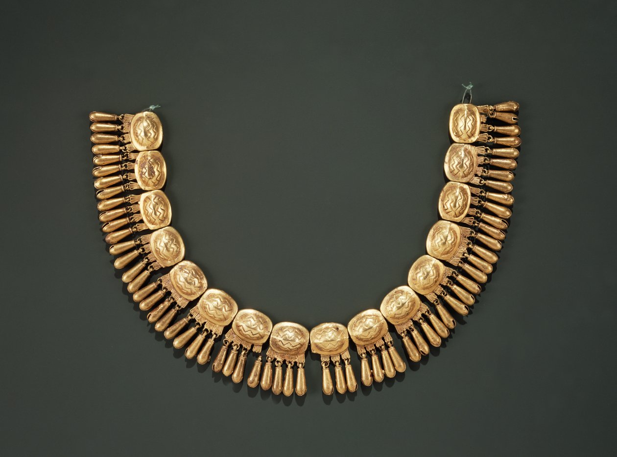 Halskette (Gold) von Mixtec