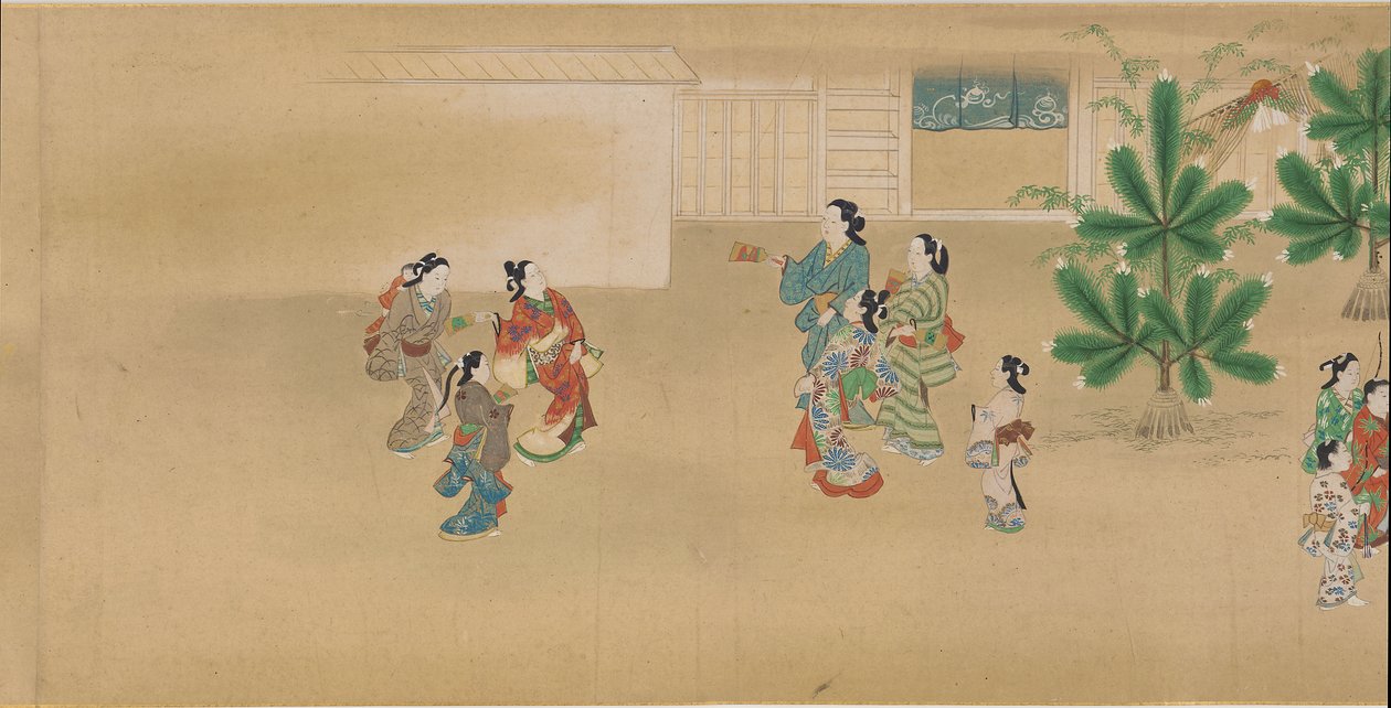 Feste der zwölf Monate, 1682-1752 von Miyagawa Chōshun