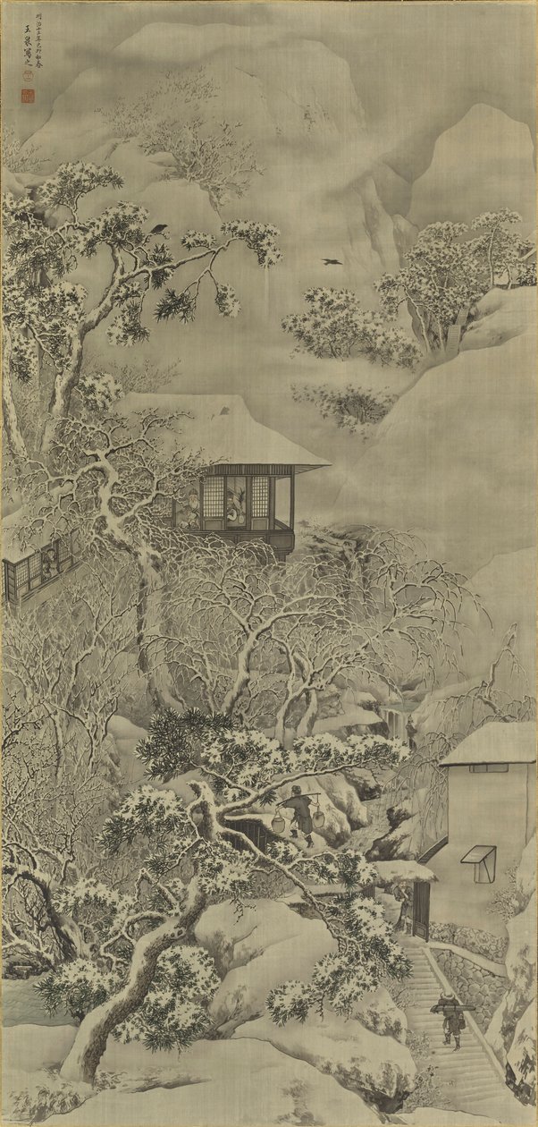 Schneelandschaft von Mochizuki Gyokusen