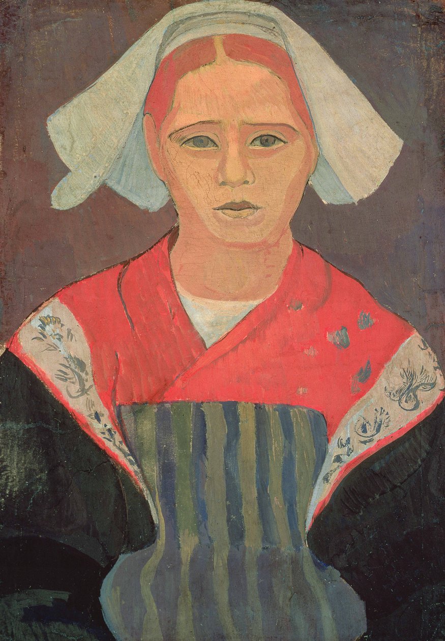 Junge bretonische Mädchen von Mogens Franscesco Hendrik Ballin