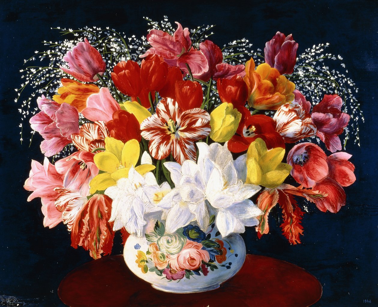 Großer Tulpenstrauß von Moise Kisling