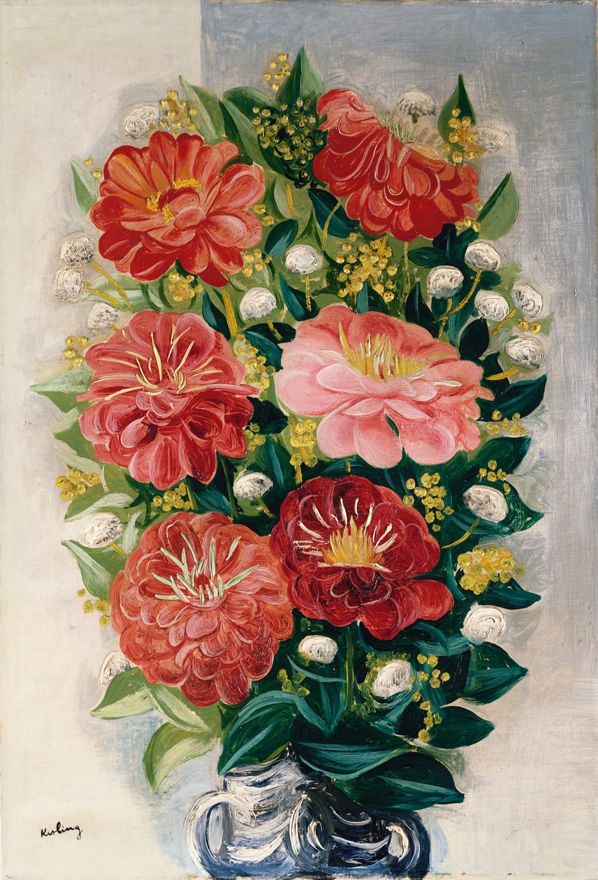 Blumen in einer Vase von Moise Kisling