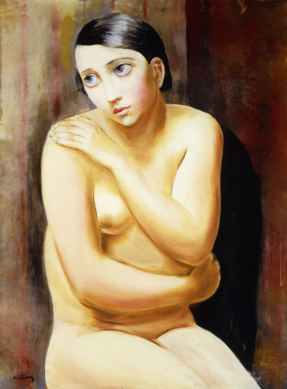 Sitzende nackte Frau von Moise Kisling