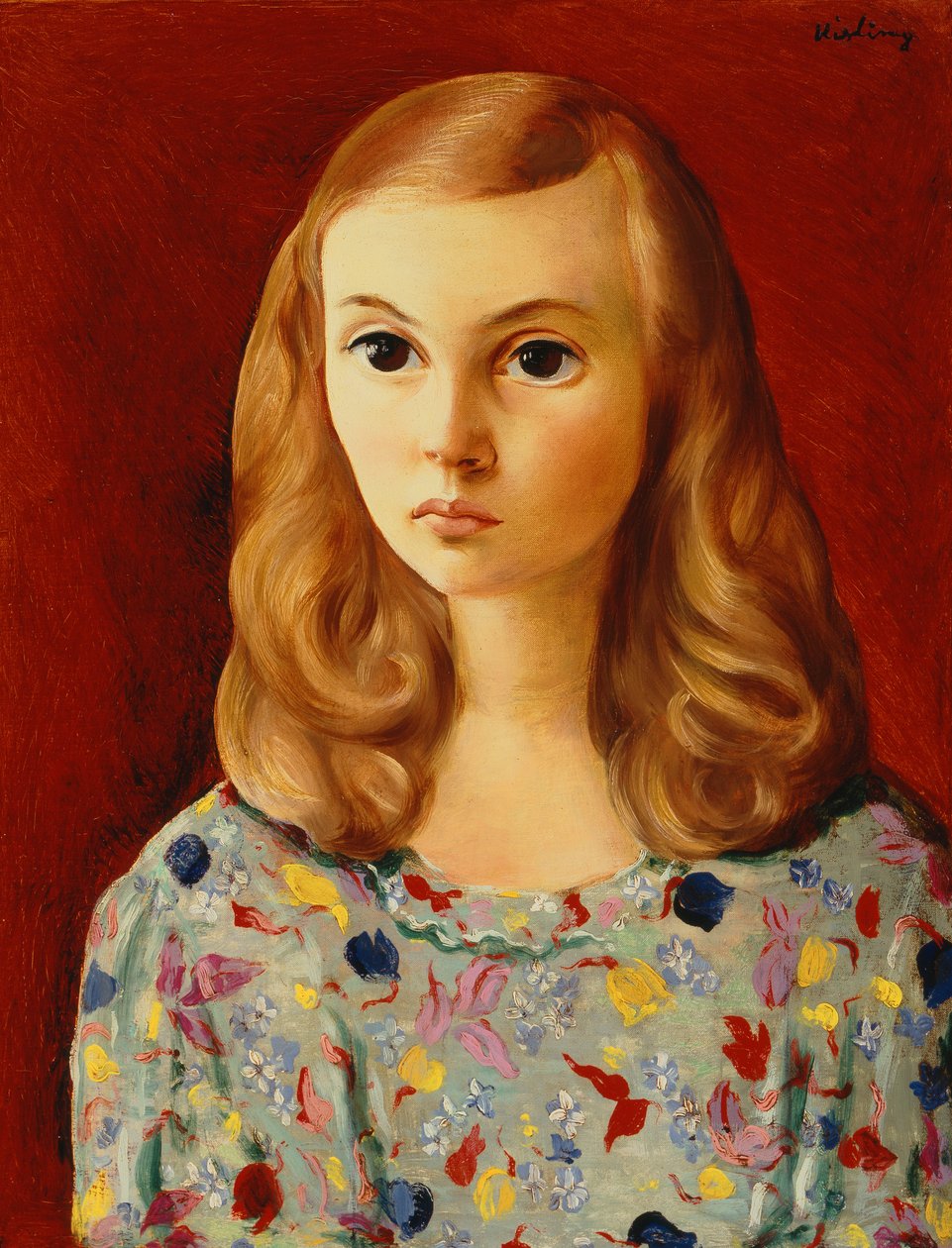 Porträt einer Frau von Moise Kisling