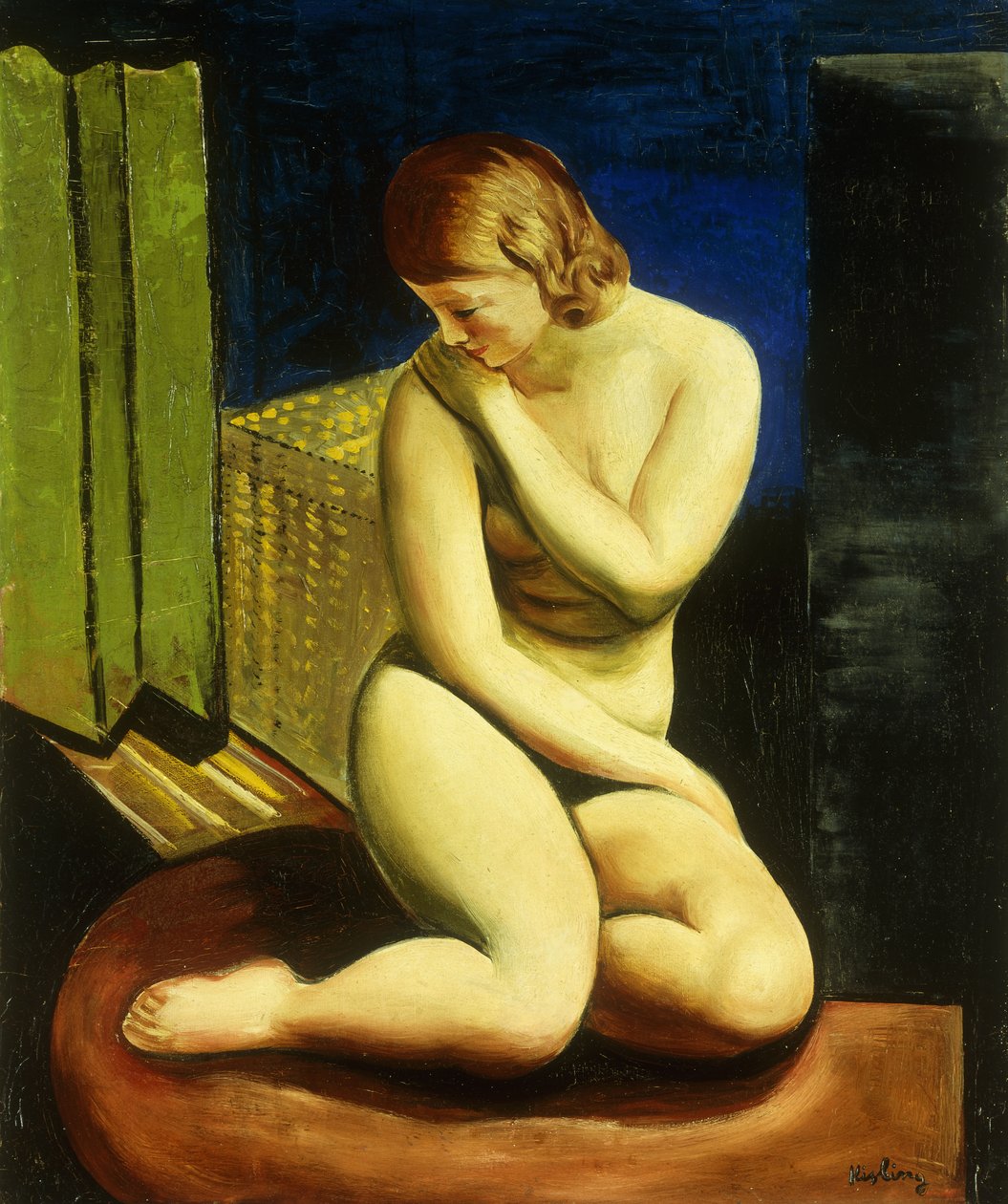 Femme Nue Assise von Moise Kisling