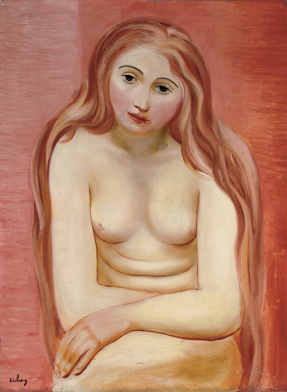 Sitzender Akt von Moise Kisling