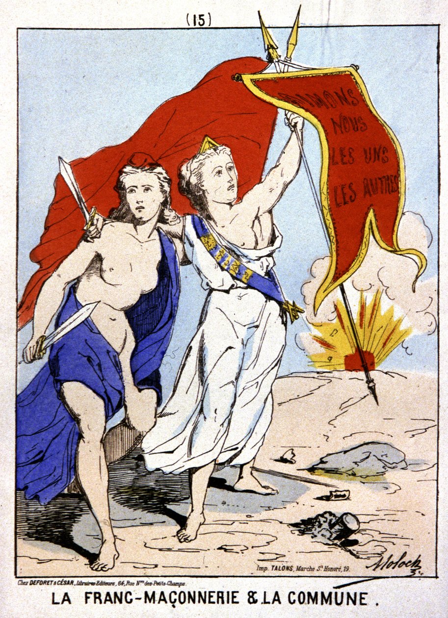 Freimaurerei verbündet mit La Commune von Moloch (1849 1909)