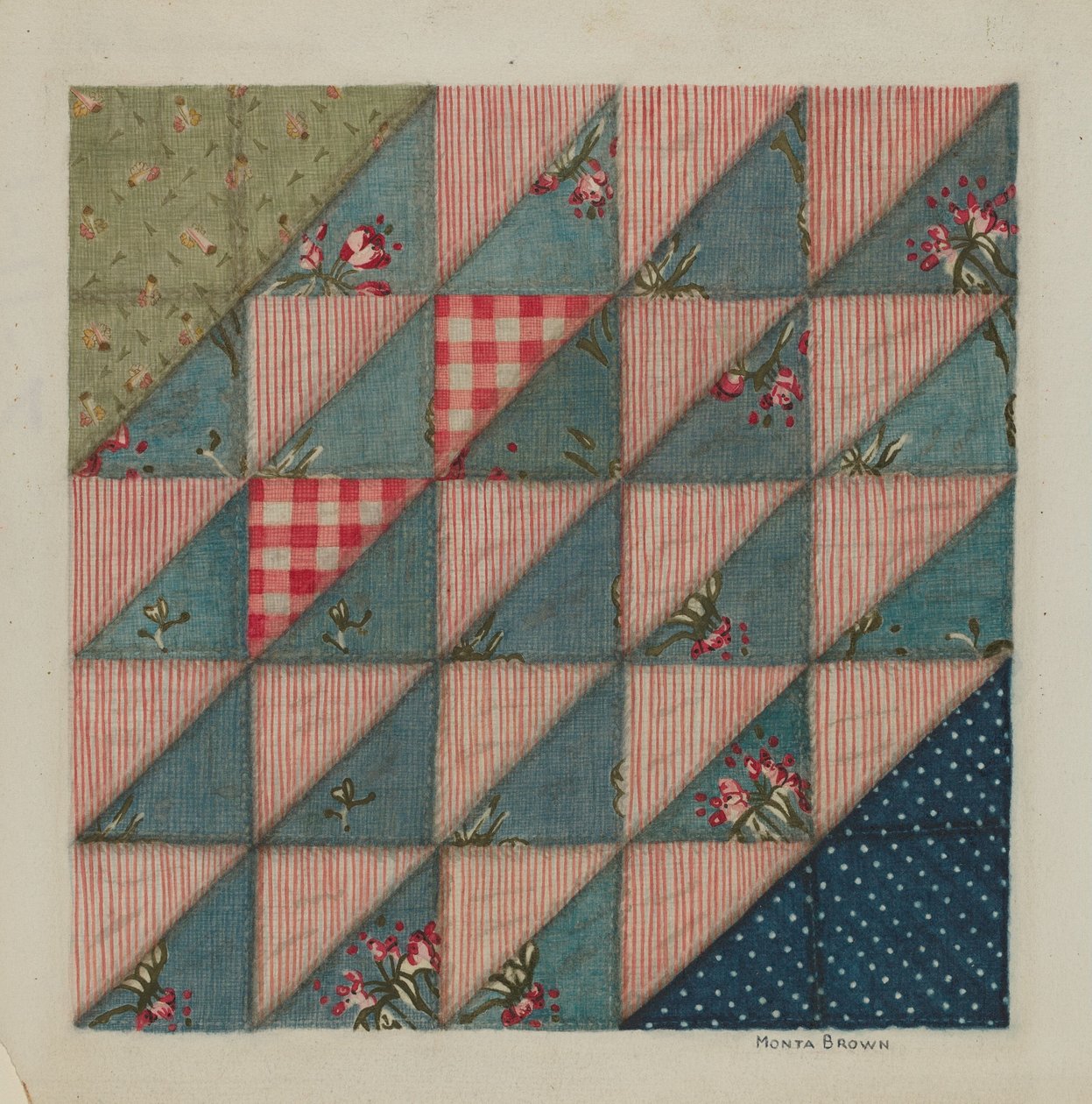 Patchwork-Quilt von Mona Brown