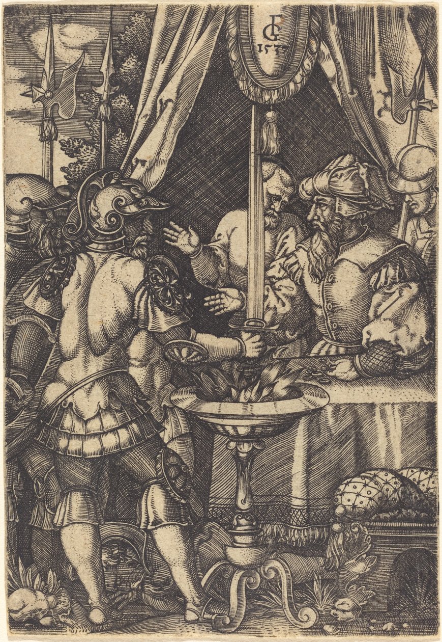 Mutius Scaevola von Monogrammist FG