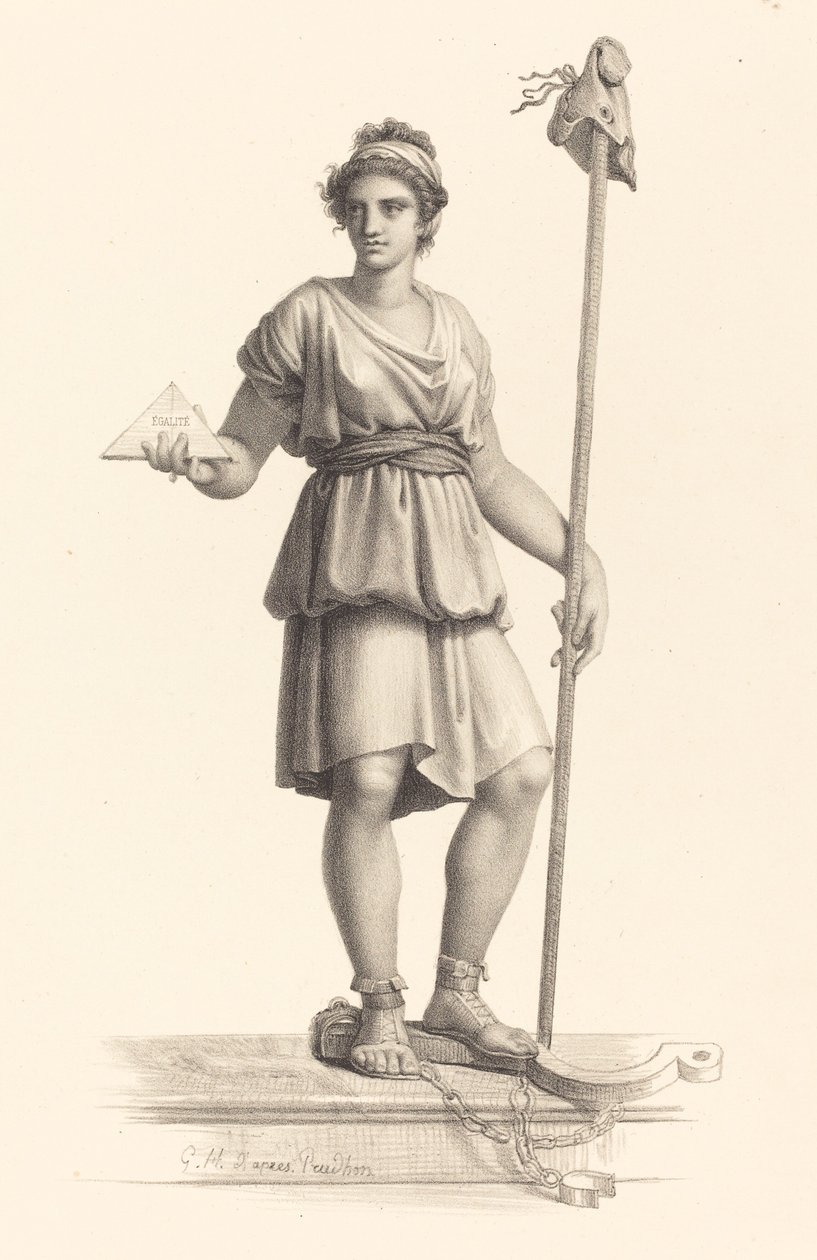 Die Französische Republik von Monogrammist G.H. after Pierre Paul Prud
