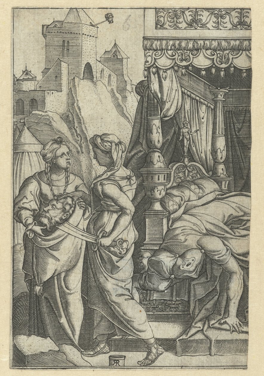 Judith mit dem Kopf des Holofernes von Monogrammist RR