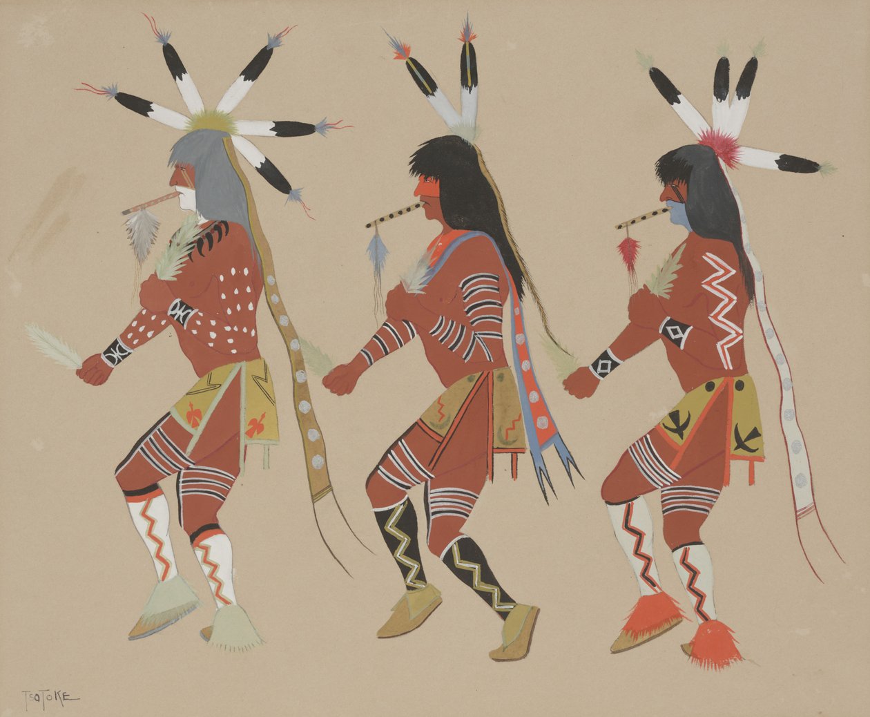 Indische Zeremonie, ca. 1933 von Monroe Tsatoke