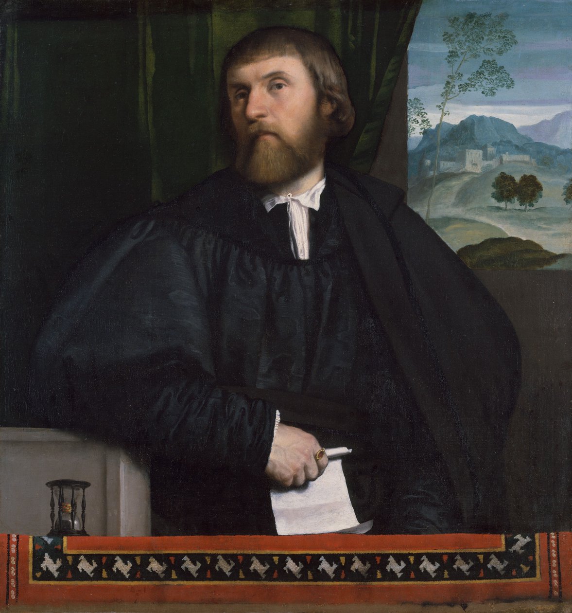 Porträt eines Mannes, ca. 1520-25 von Moretto da Brescia