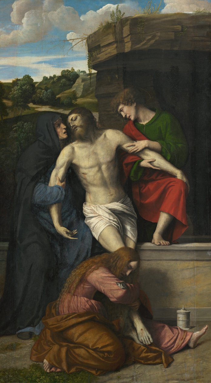 Pietà, 1520er von Moretto da Brescia