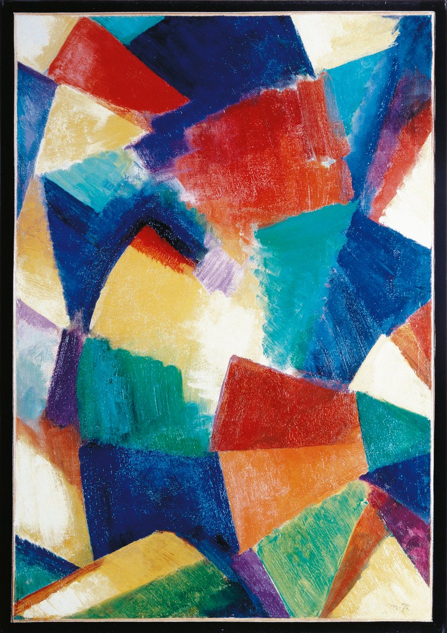 Synchromie in Blau-Violett, Studie von Morgan Russell