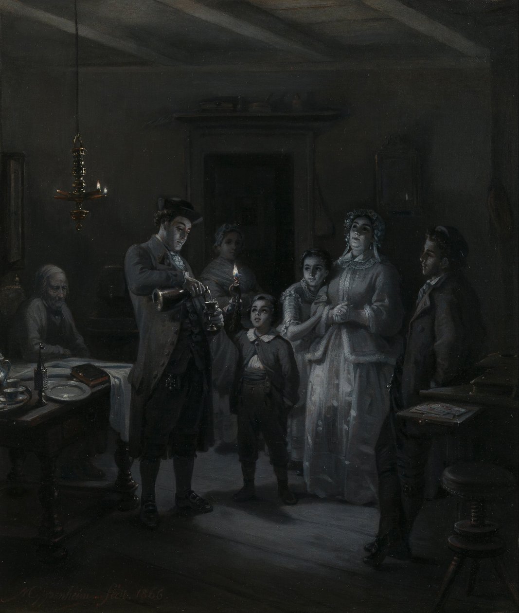 Sabbath-Ausgang von Moritz Daniel Oppenheim