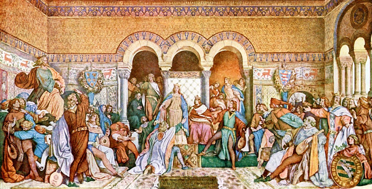 Der Sängerwettstreit auf der Wartburg von Moritz Ludwig von Schwind
