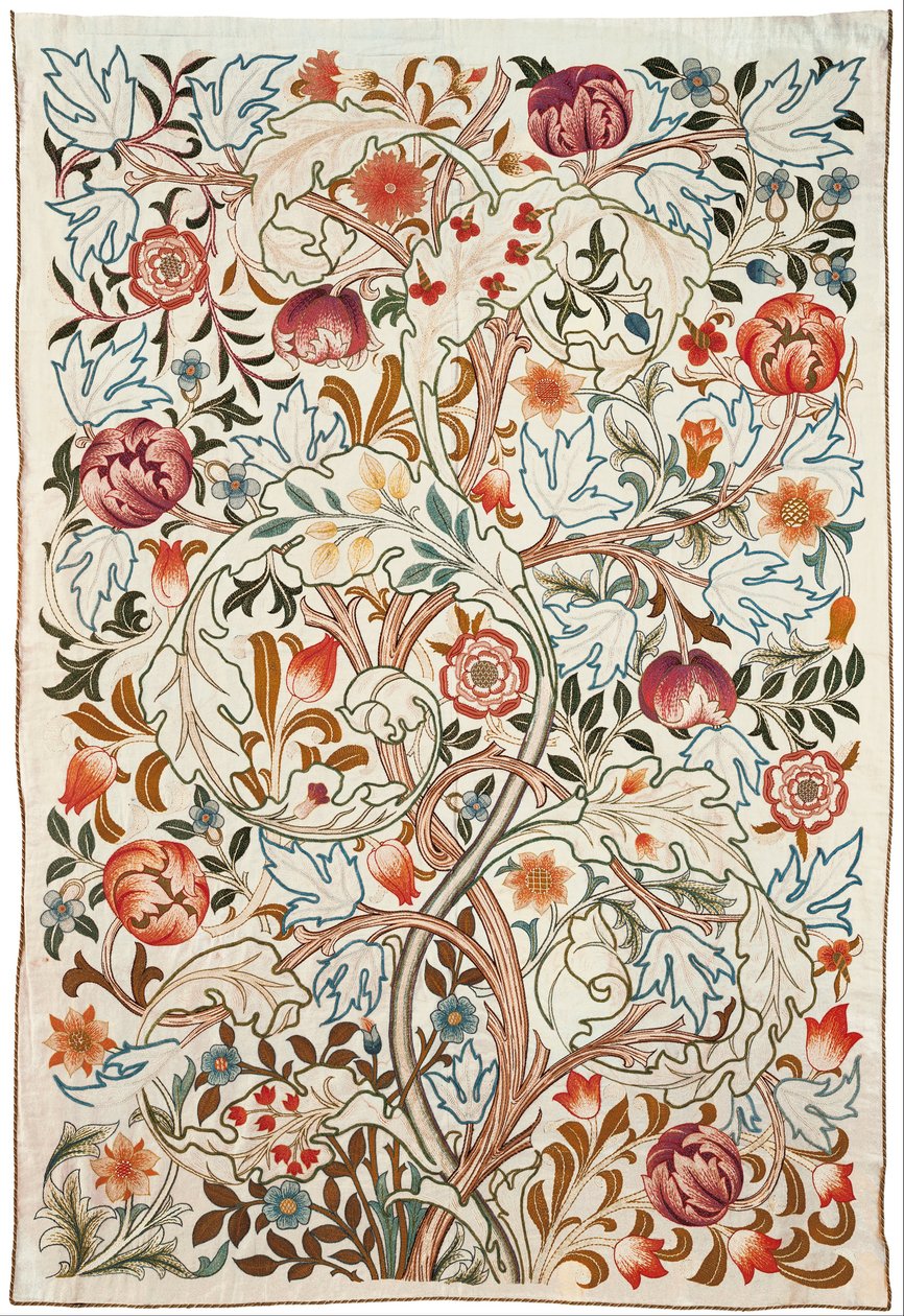 Akanthus-Portiere von Morris and Company