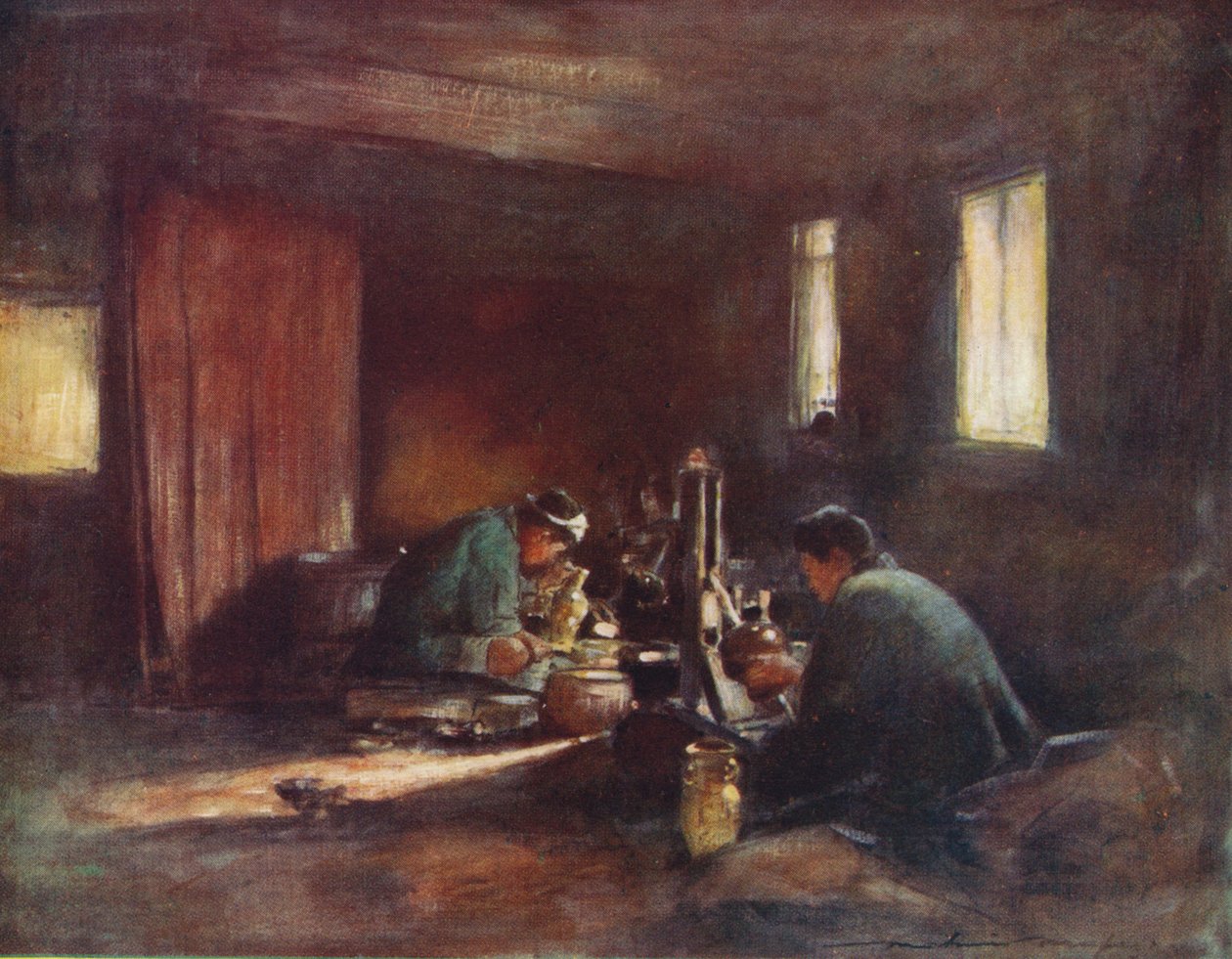 Bronzearbeiter von Mortimer L Menpes
