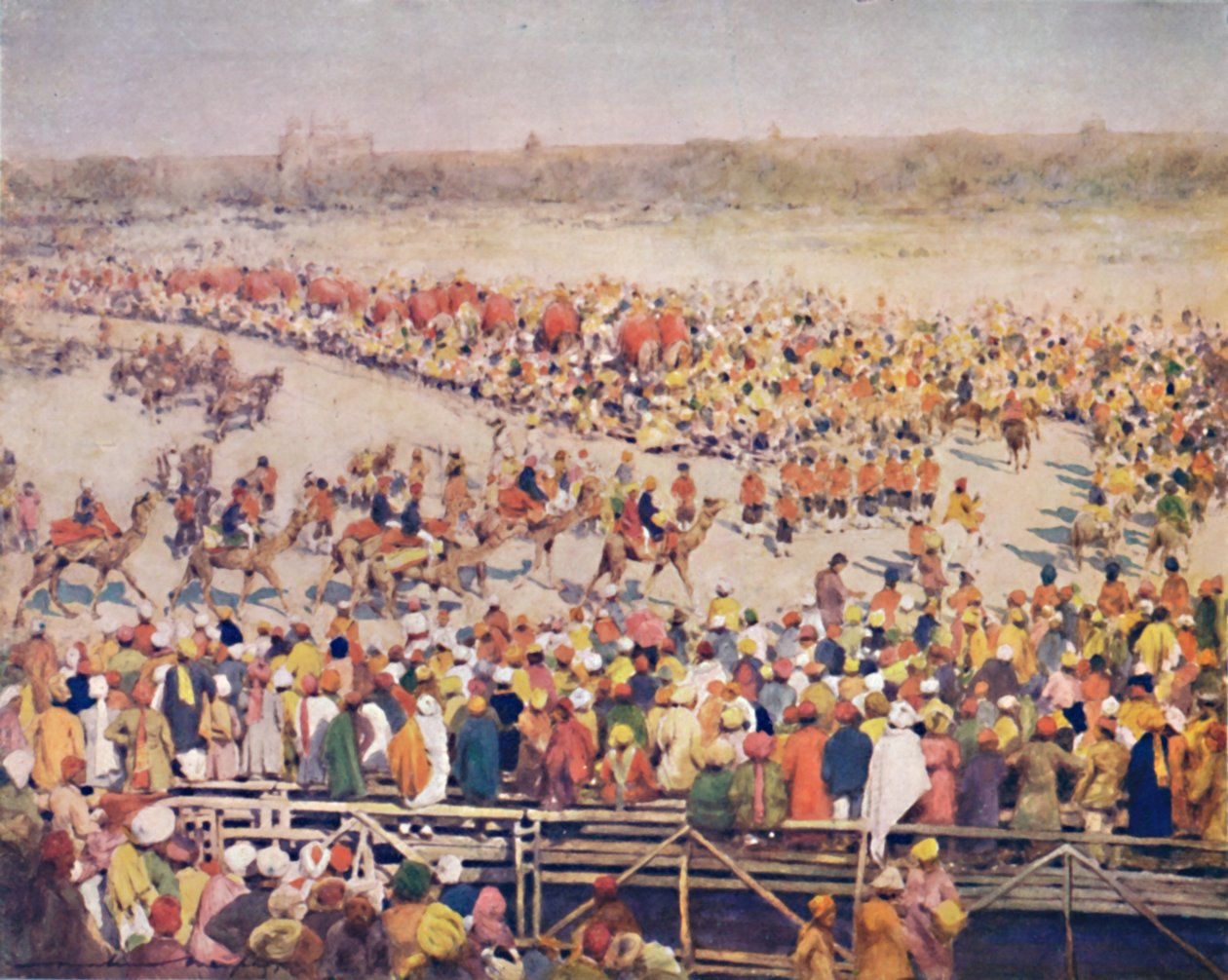Staatseintritt, 1903 von Mortimer L Menpes