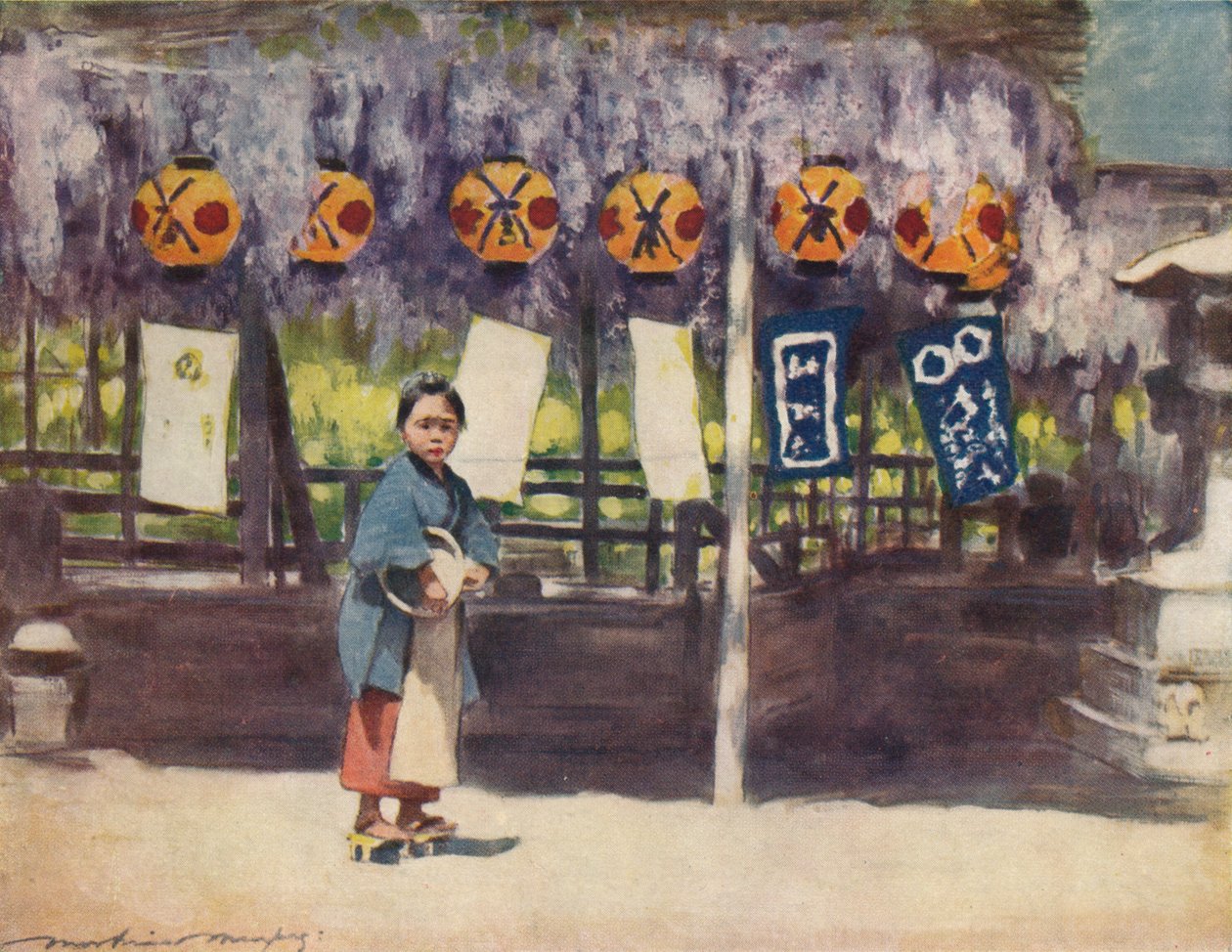 Wisteria, ca. 1887, 1901 von Mortimer L Menpes