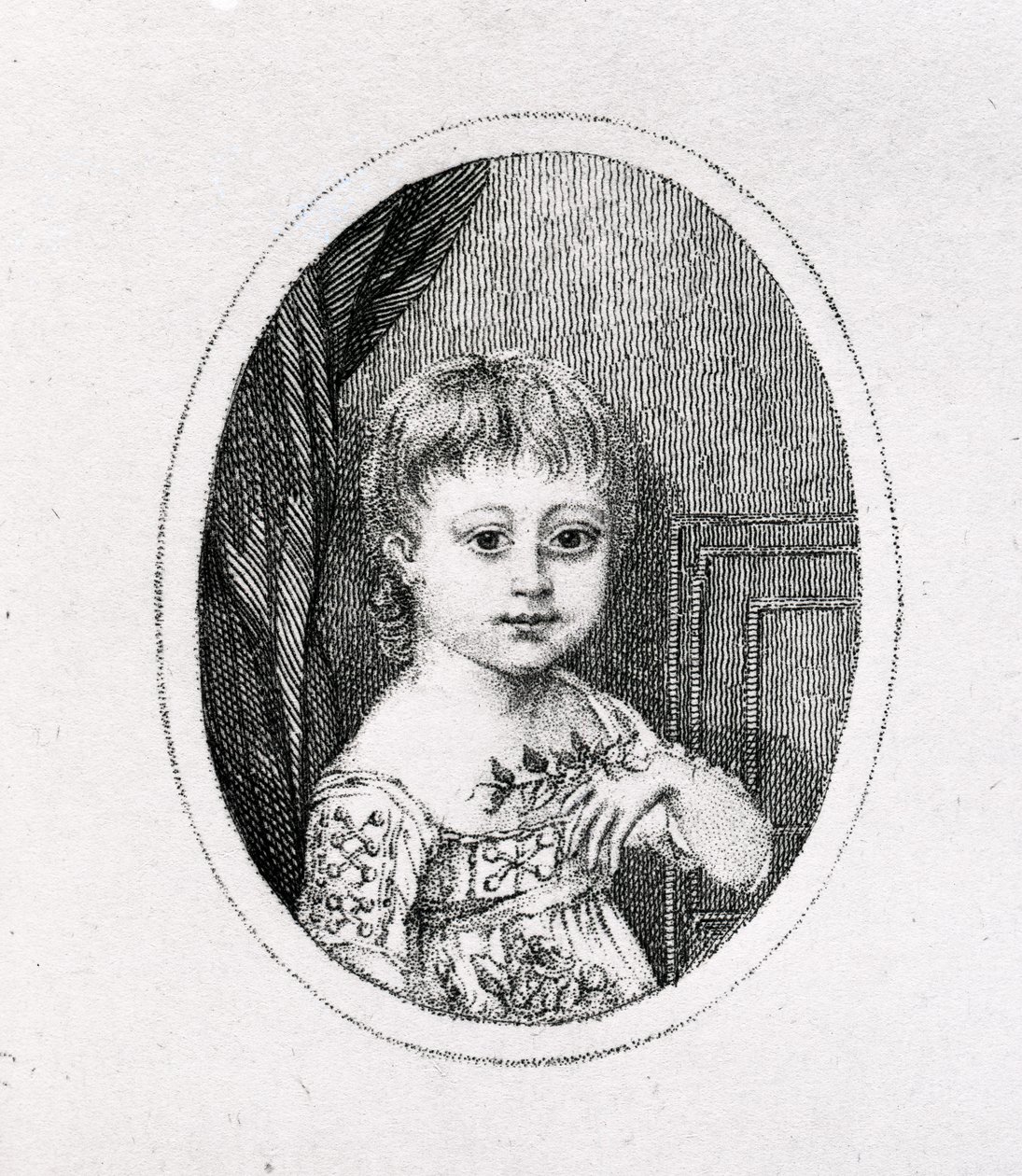 Miss Elizabeth Randles, um 1804 von Moses Griffith