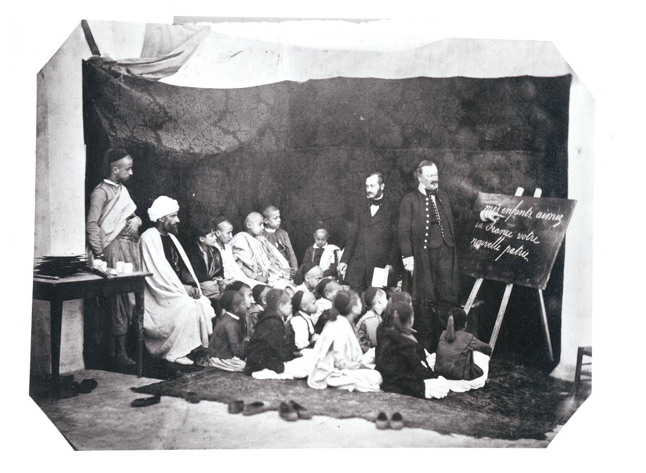 Französische Schule in Algerien, ca. 1860 von Moulins