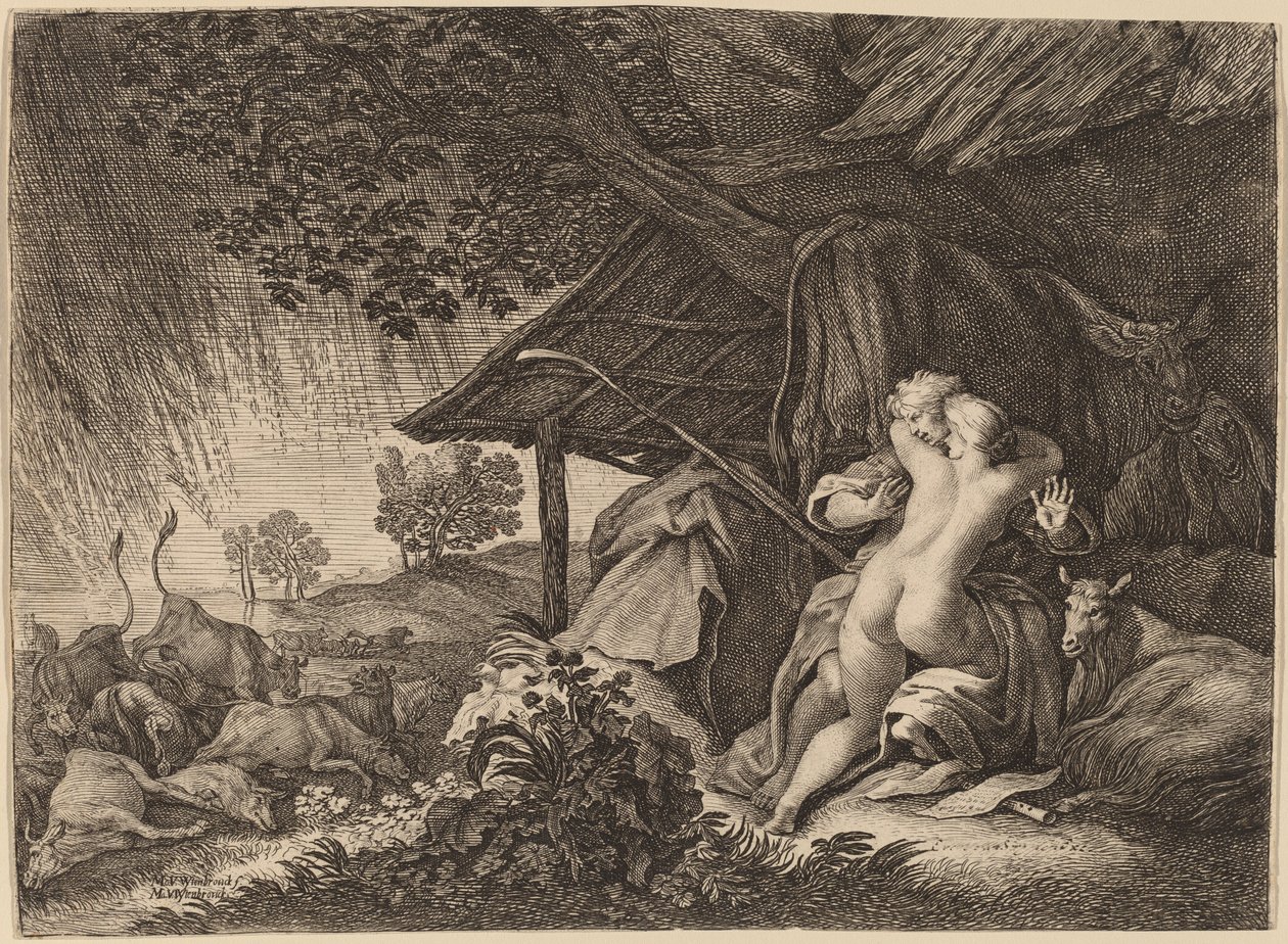 Ein Sturm von Moyses van Uyttenbroeck