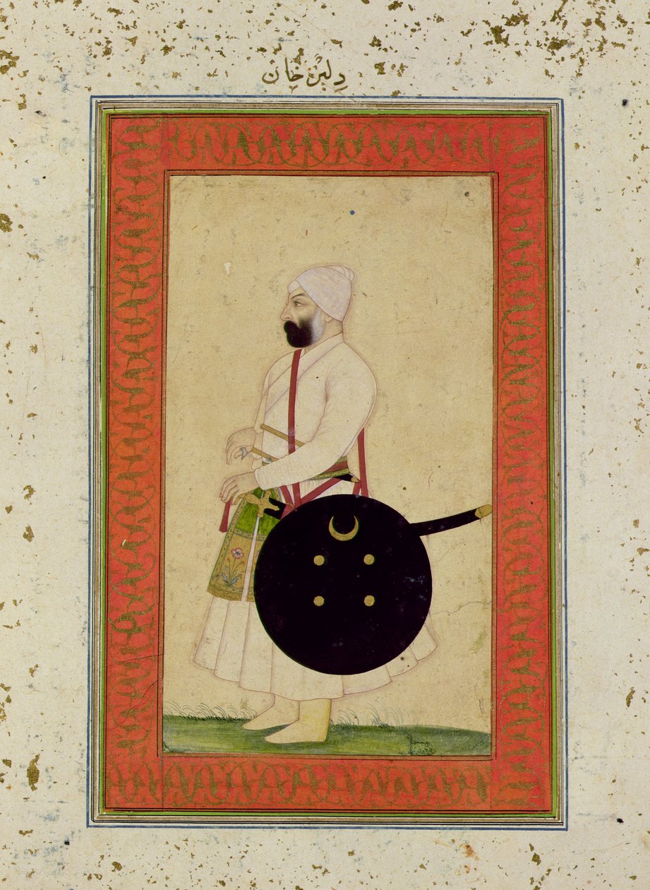 Porträt von Dilir Khan, ca. 1760, aus dem Großen Clive Album von Mughal School
