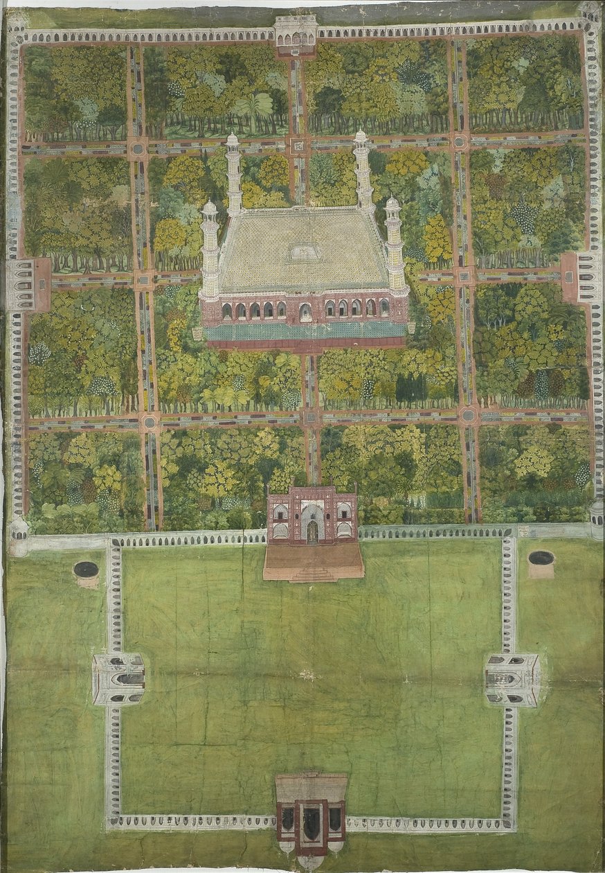 Mausoleum von Jahangir in Lahore, 1770 von Mughal School