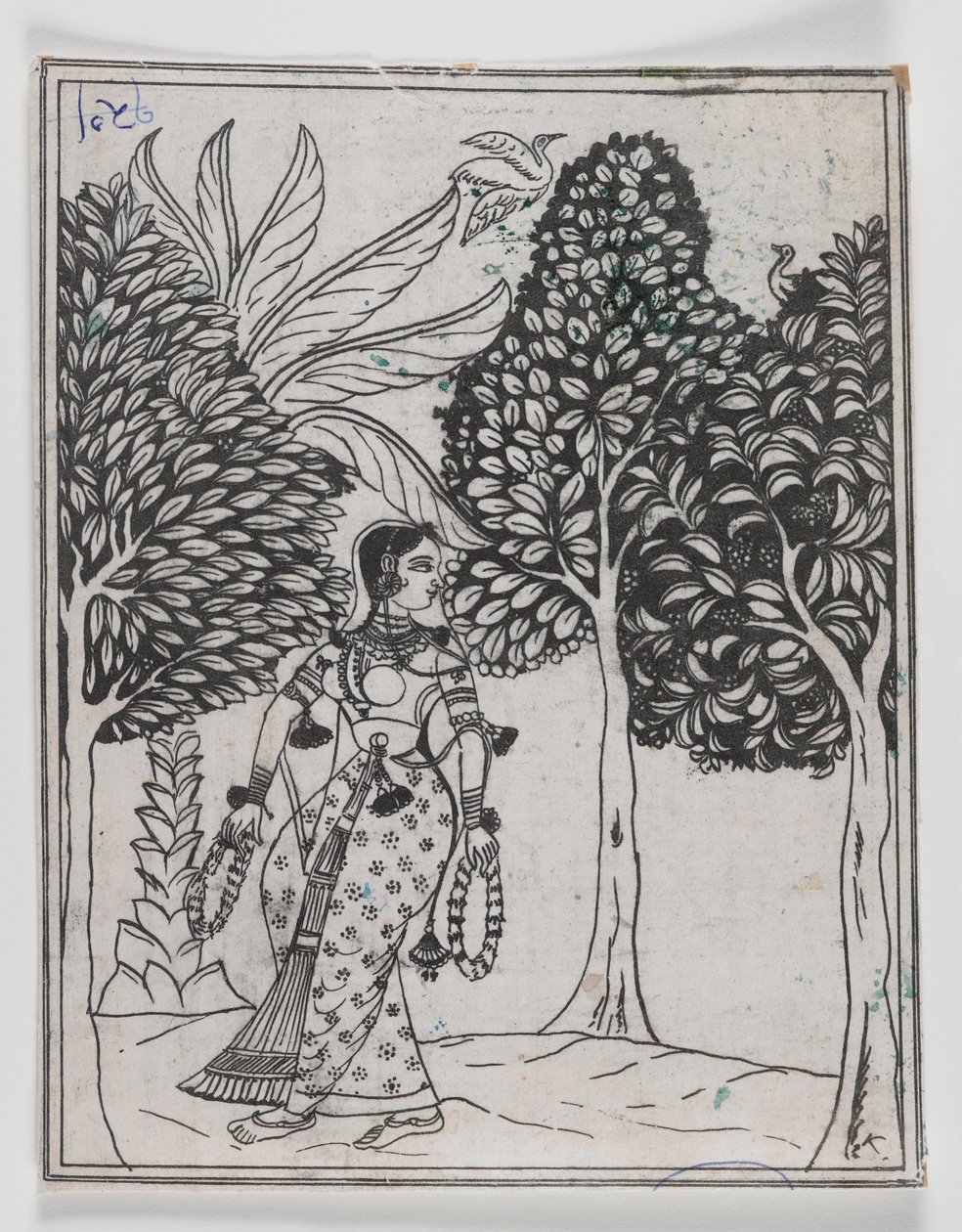 Kamod Ragini, 1605-1610 von Mughal School