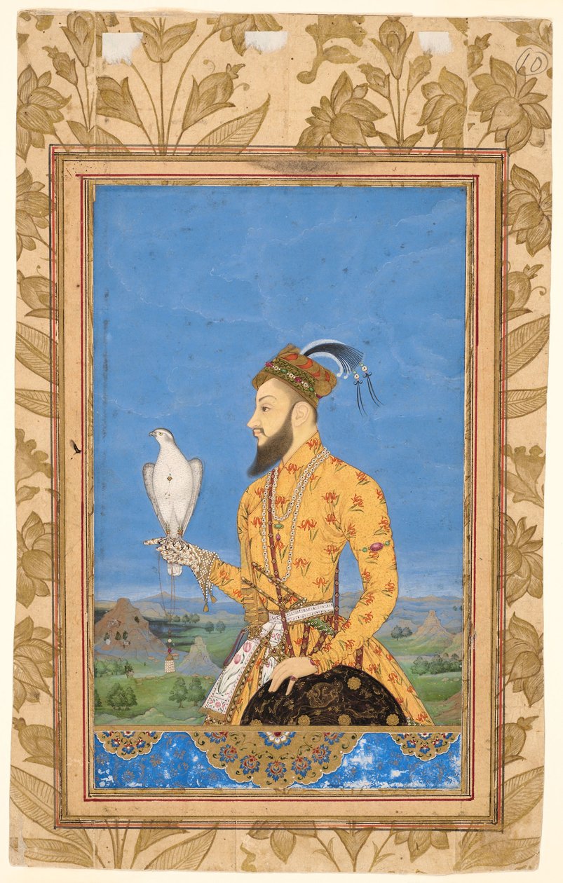 Porträt von Prinz Azam Shah von Mughal School