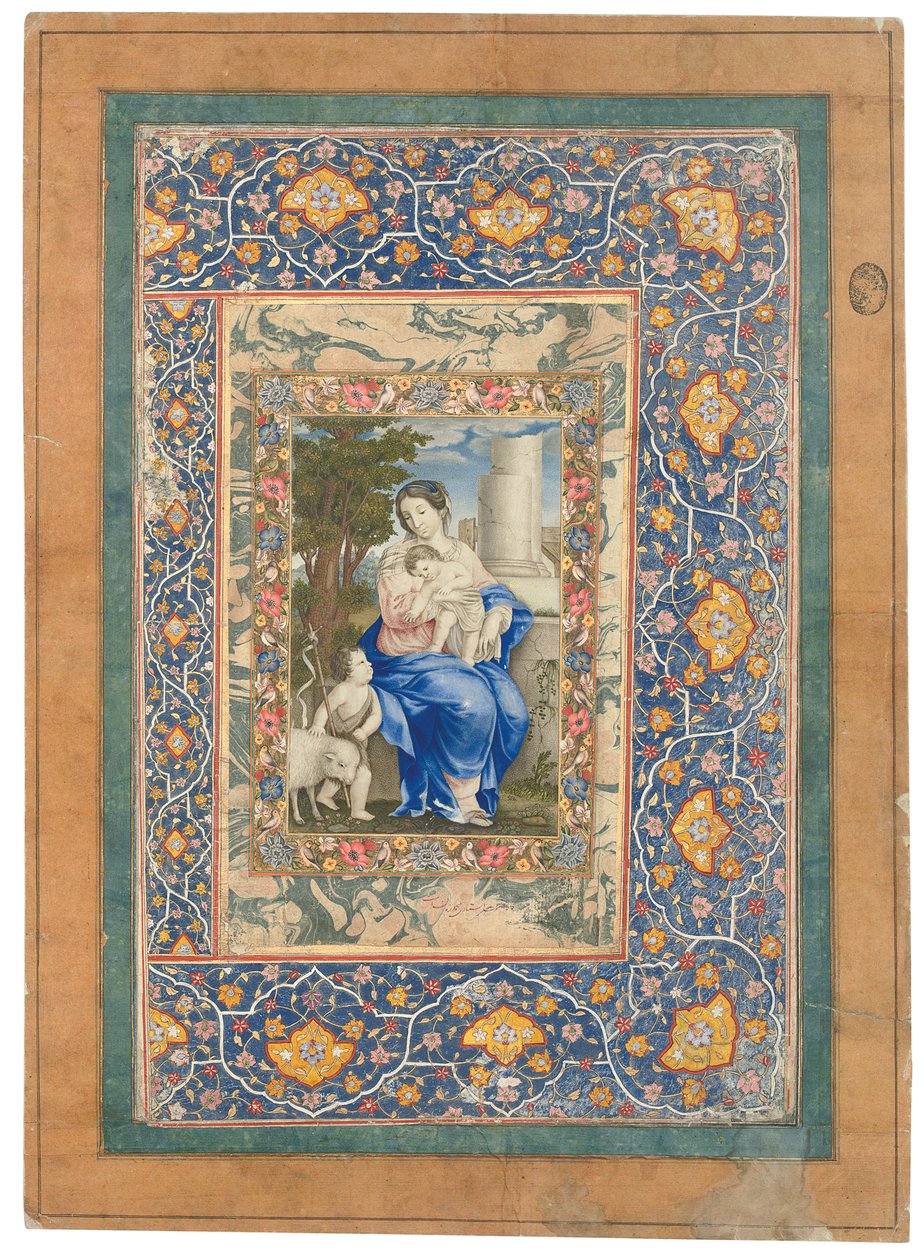 Madonna mit Kind, 1682-83 von Muhammad Zaman
