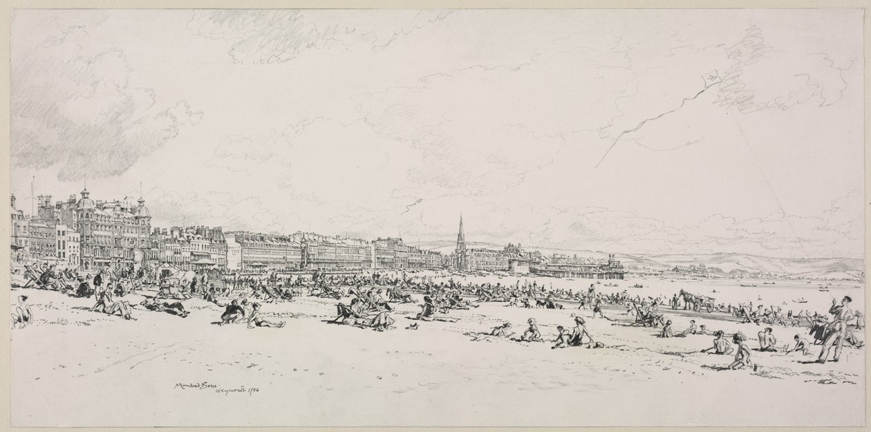Weymouth Bay, Die Hochsaison von Muirhead Bone