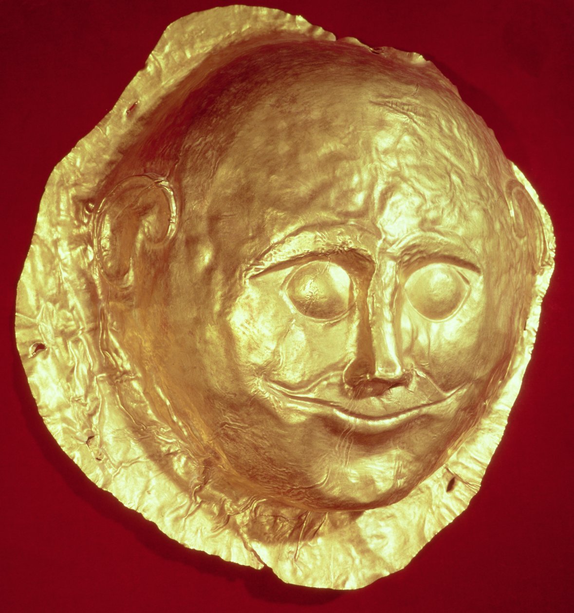 Totenmaske aus Grab IV des Grabkreises A, Mykene, ca. 1580-1550 v. Chr. von Mycenaean