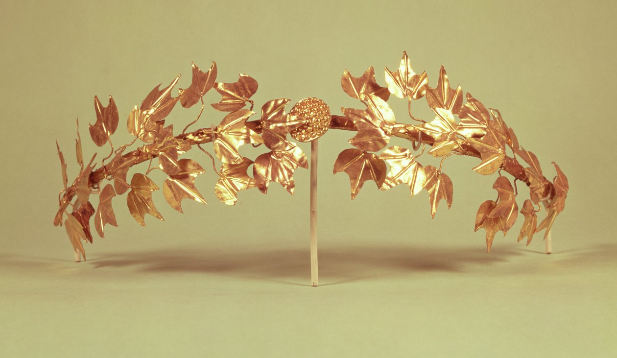 Lorbeerkranz, Mykene (Gold) von Mycenaean