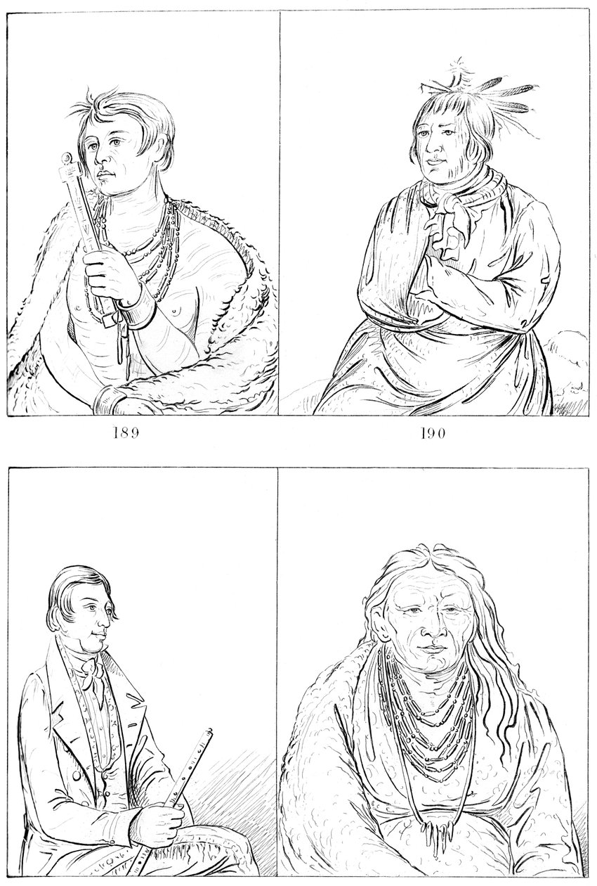 Potowatomies und Kaskasias, 1841 von Myers and Co
