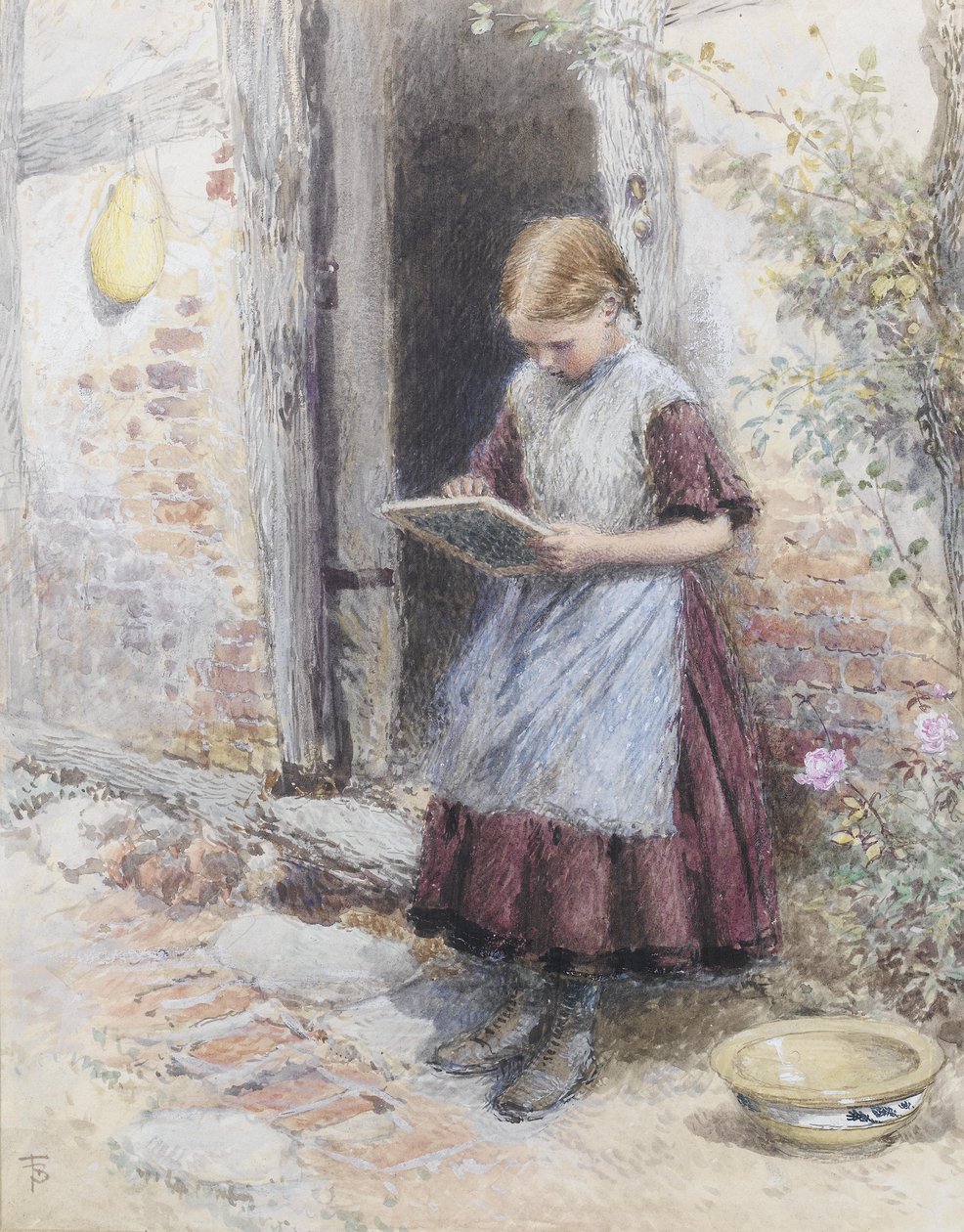 Ein Schulmädchen von Myles Birket Foster