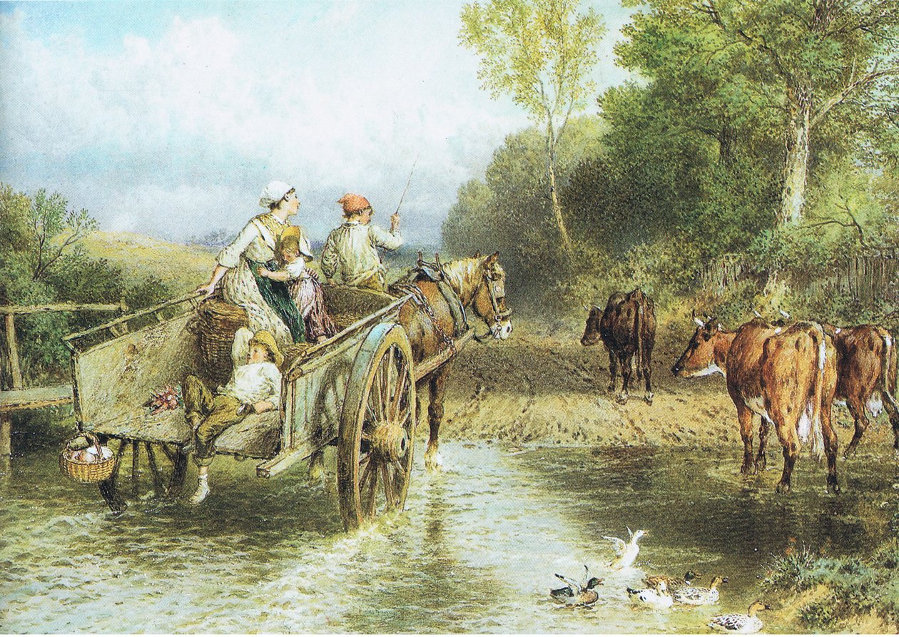 Rückkehr vom Markt von Myles Birket Foster