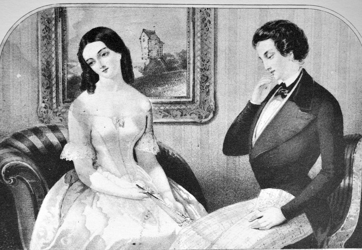 Die Frage stellen von N. and Ives, J.M. Currier