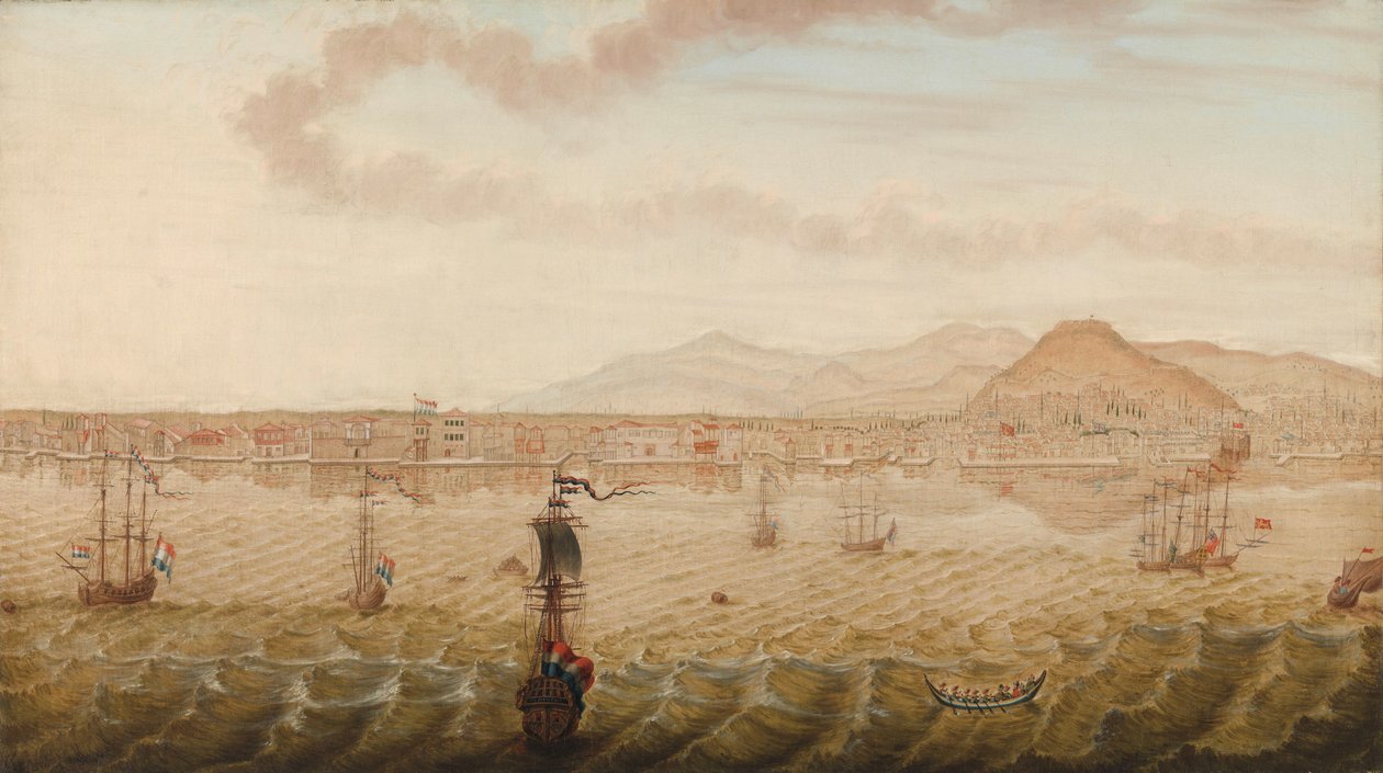 Ansicht von Smyrna von N. Knop (signed by artist)