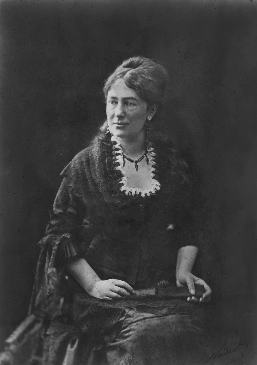 Porträt von Juliette Adam von Nadar