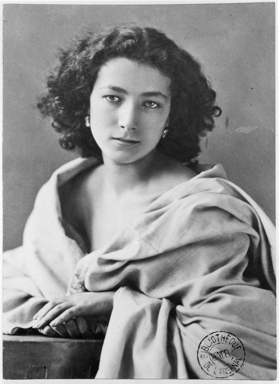 Sarah Bernhardt (1844-1923) im Kostüm, ca. 1860 von Nadar